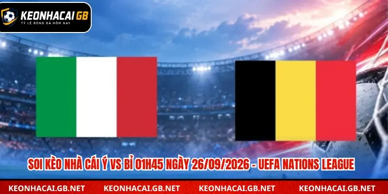 Soi kèo nhà cái Ý vs Bỉ